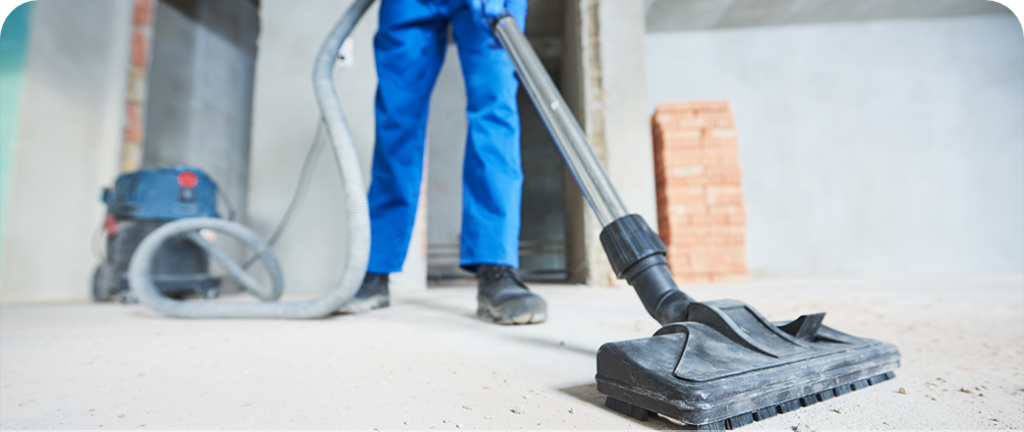 Aspirateur utilisé après un dégât
